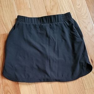 Calia Black Elastic Waist Skirt